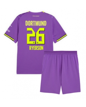 Borussia Dortmund Julian Ryerson #26 Maglia Gara Terza Repliche 2026-27 Bambino Maniche Corte Borussia Dortmund Julian Ryerson #26 Maglia Gara Terza Repliche 2026-27 Bambino Maniche Corte